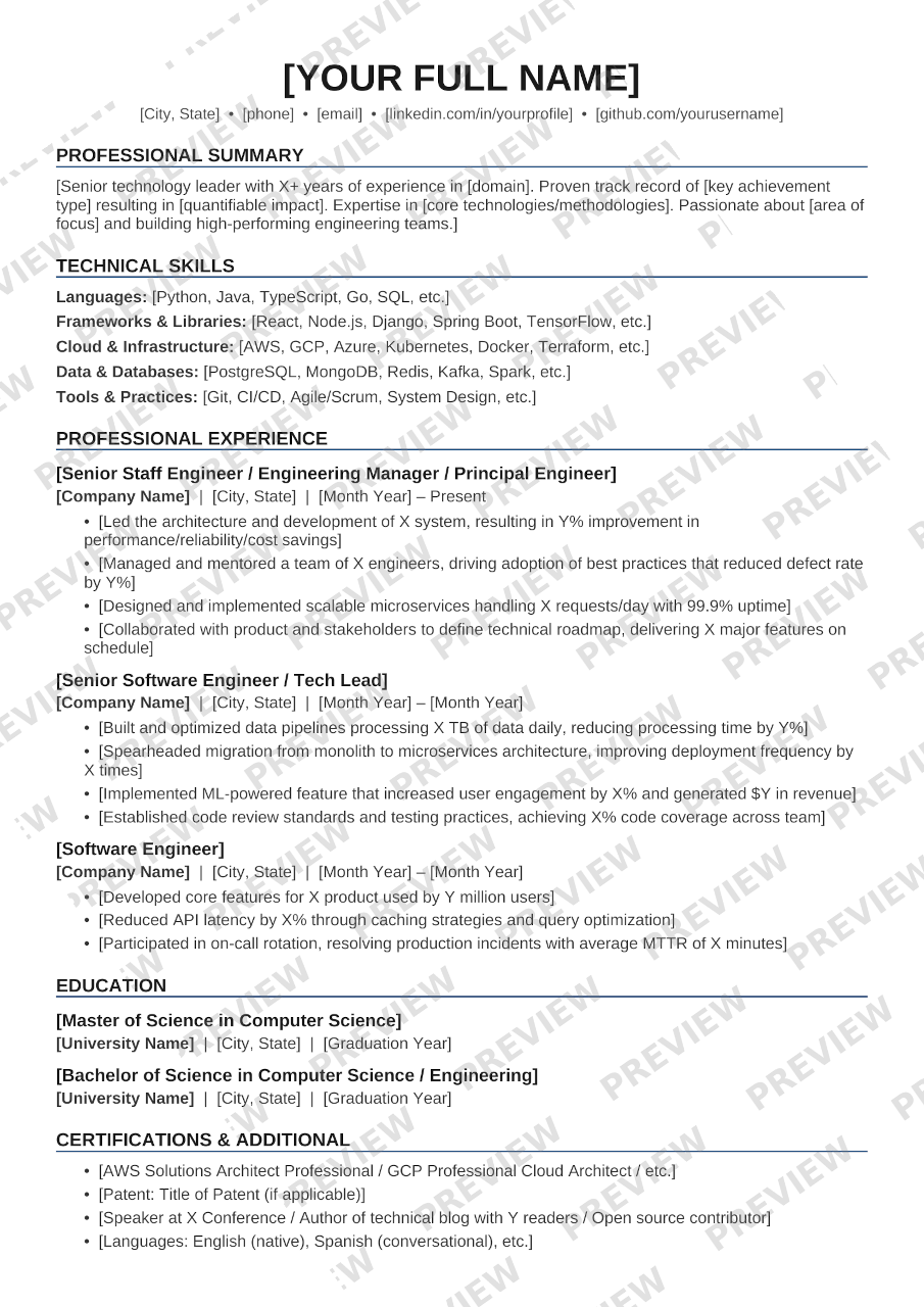 Document Templates preview